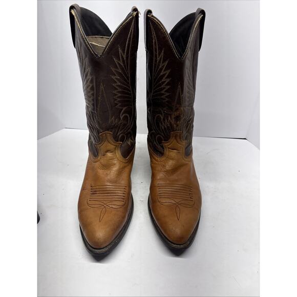 Acme Circle A cowboy boots SZ 10 1/2 D 4512 $$ main image 12